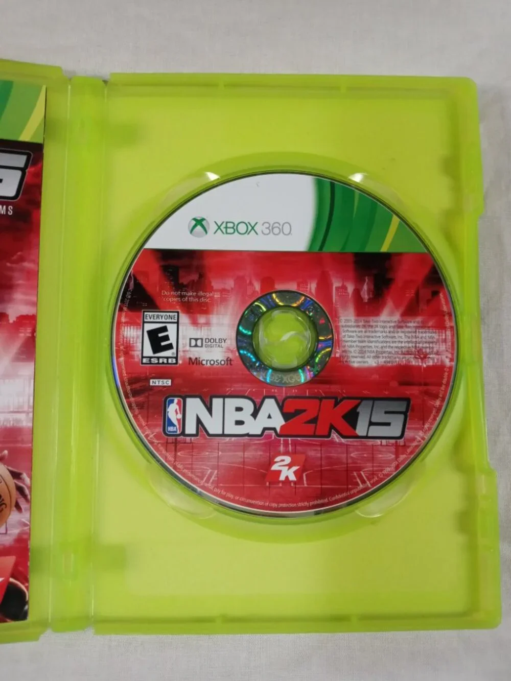 Microsoft Xbox 360 2014 NBA 2K15 Basketball Sports Kevin Durant 35 Game with DVD